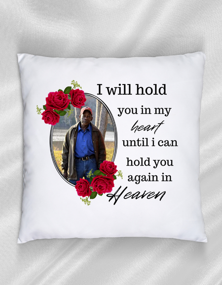 I Will Hold You In My Heart Pillow Cover
