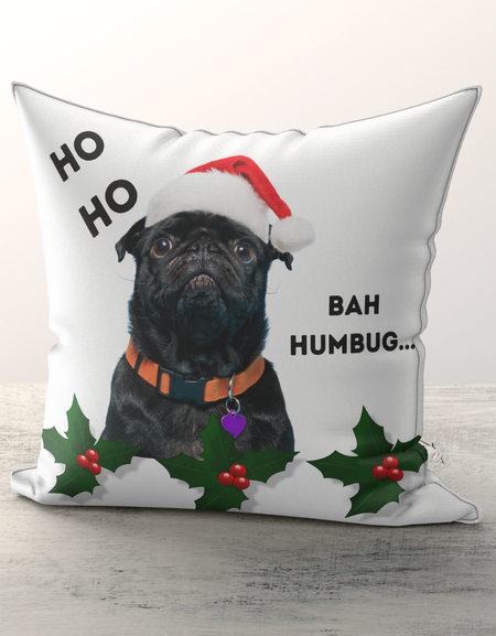 HO HO Bah Humbug Pillow Cover