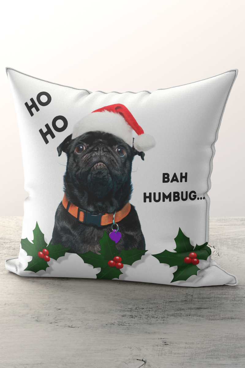 HO HO Bah Humbug Pillow Cover