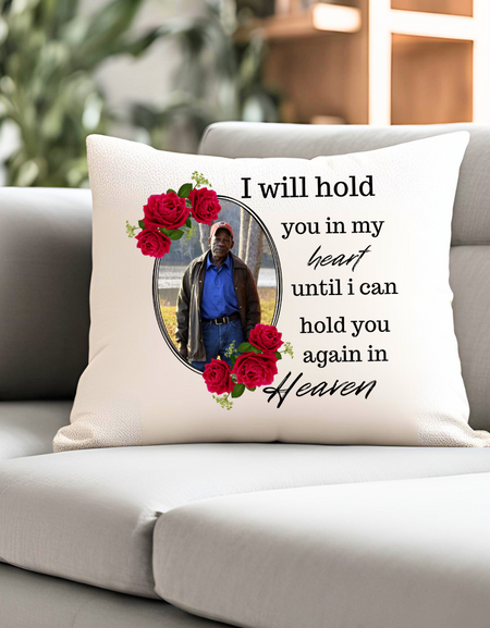 I Will Hold You In My Heart Pillow Cover