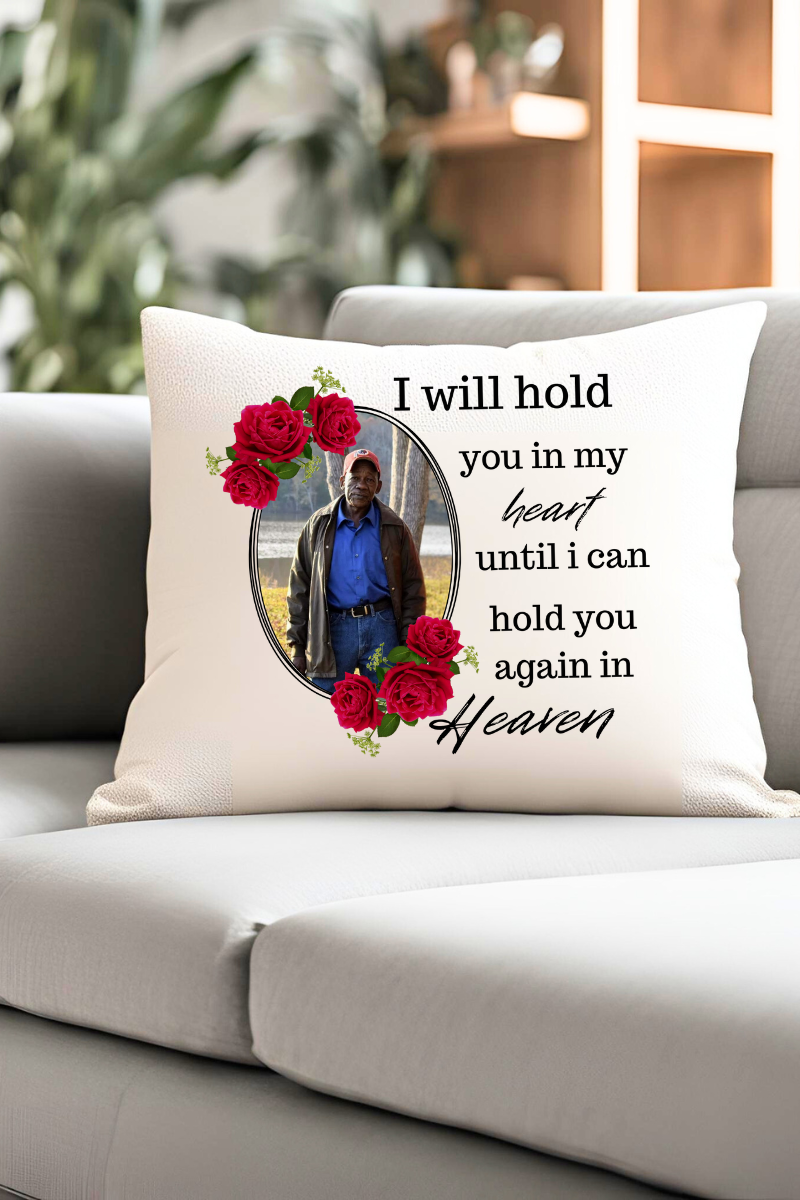 I Will Hold You In My Heart Pillow Cover