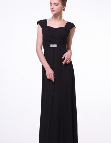 Rhinestone embellished Column Dress 3948