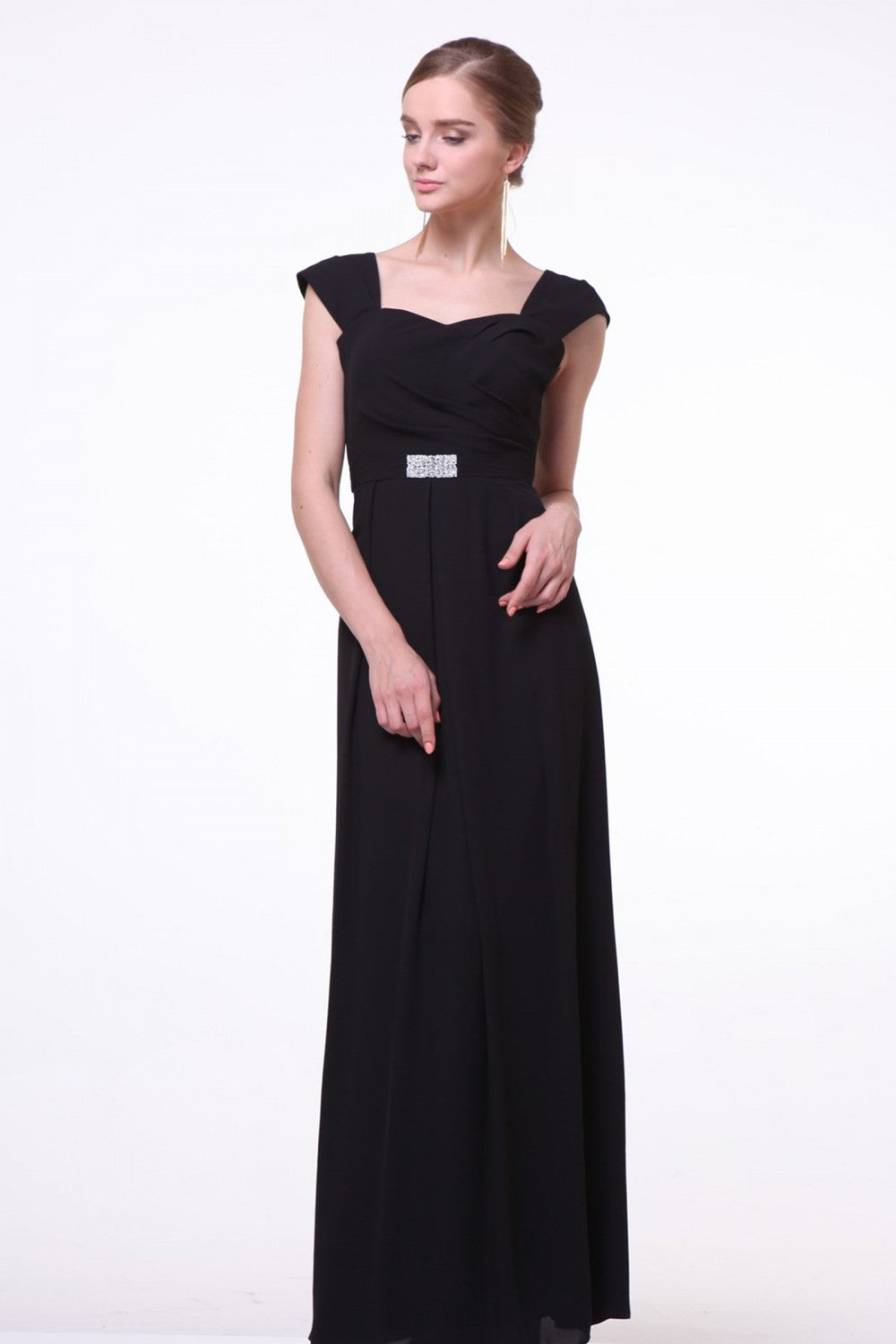 Rhinestone embellished Column Dress 3948