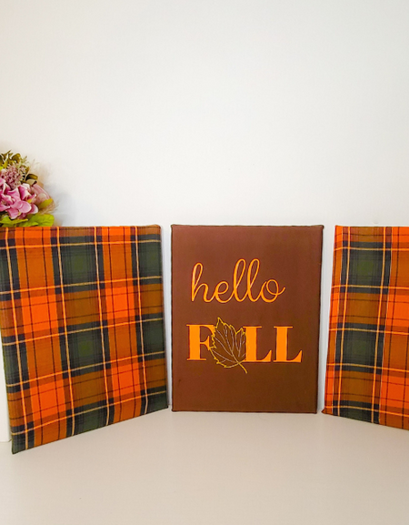 Hello Fall - 3 Piece Wall Art