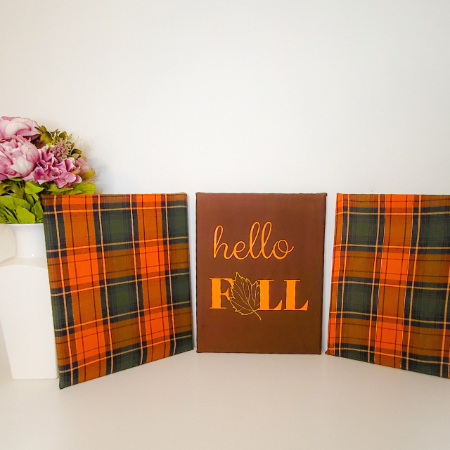 Hello Fall - 3 Piece Wall Art