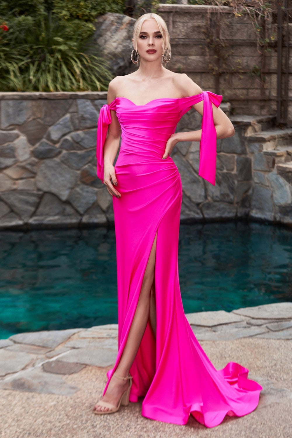 STRETCH LUXE JERSEY DRESS CD943